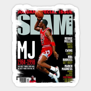 MJ SLAM MAGAZINE Sticker